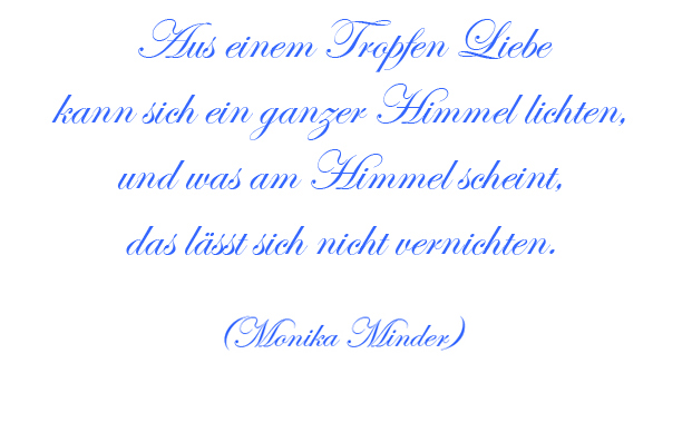 aus einem tropfen liebe