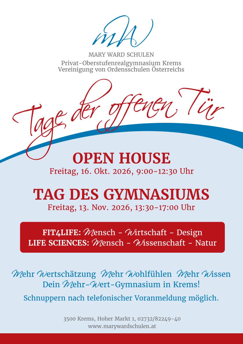 Tage der offenen Tür Flyer 1