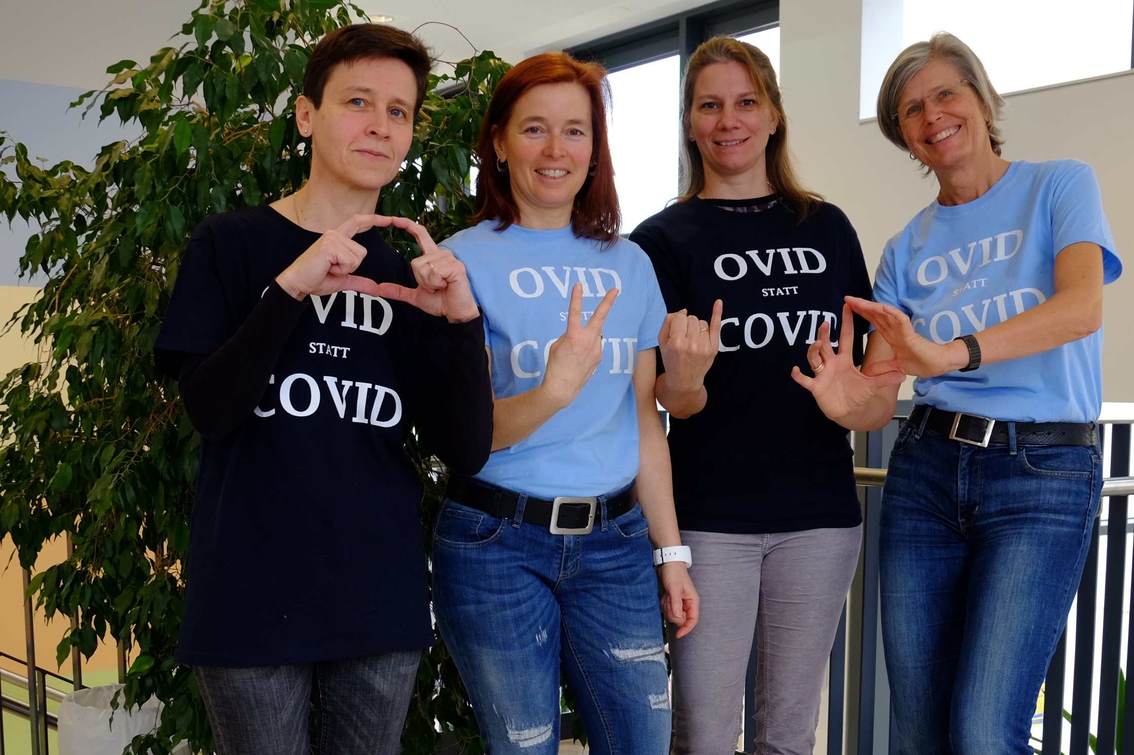 Ovid statt Covid Lehrer