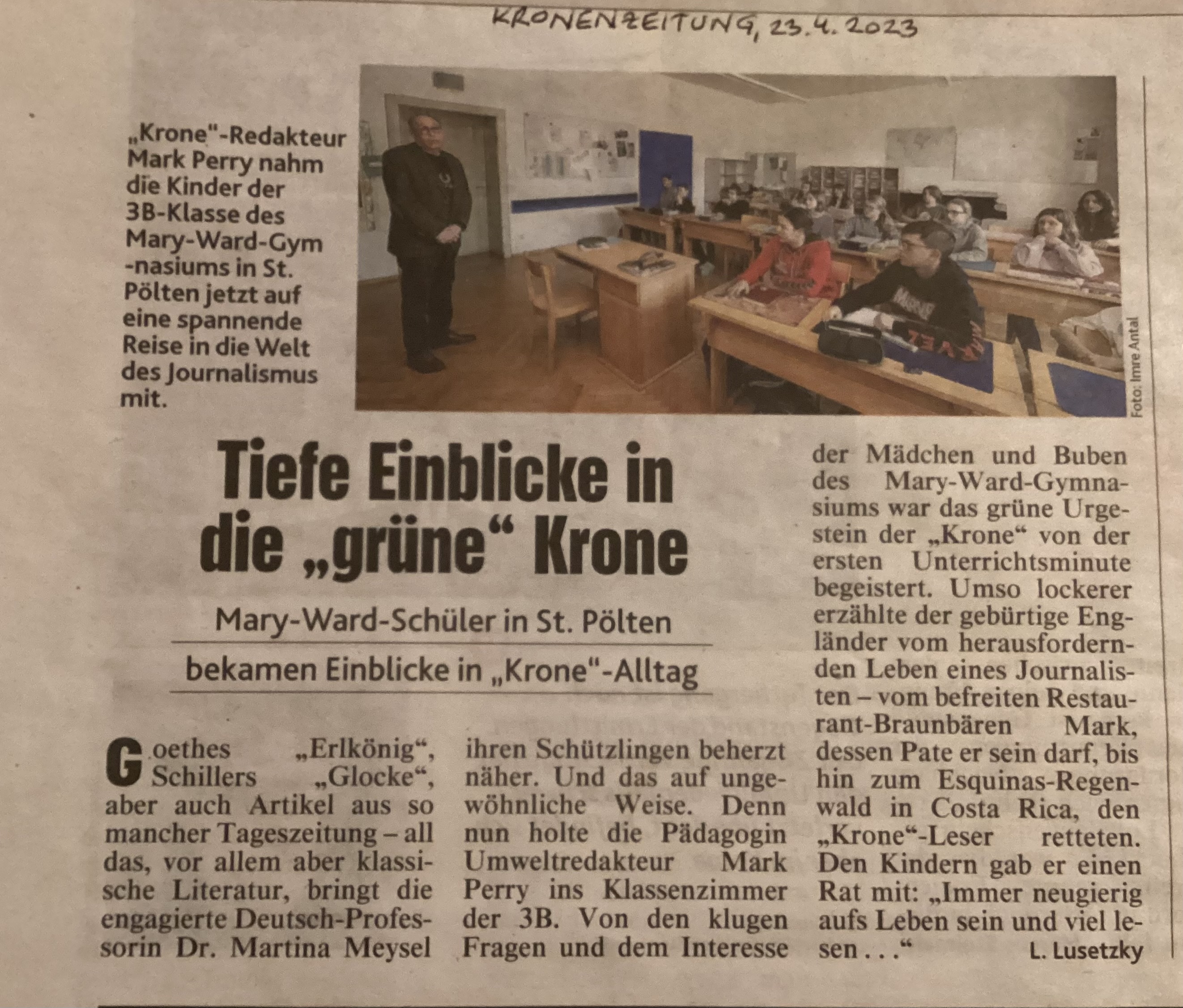 Artikel Kronenzeitung